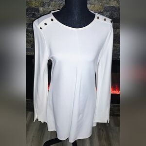 Cream Long-Sleeve Women's Maternity Top Size 2 New With Tags